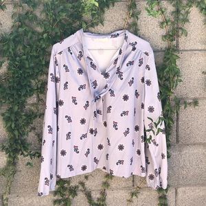 Paisley Pussybow Blouse